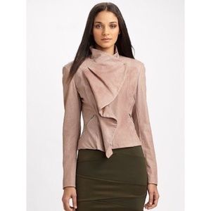 DVF Patisserie Leather Jacket Size 6